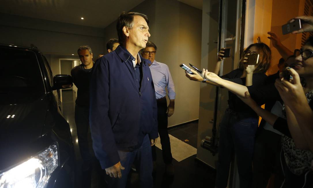 O candidato do PSL à Presidência, Jair Bolsonaro 09/10/2018 Foto: Domingos Peixoto/ Agência O Globo
