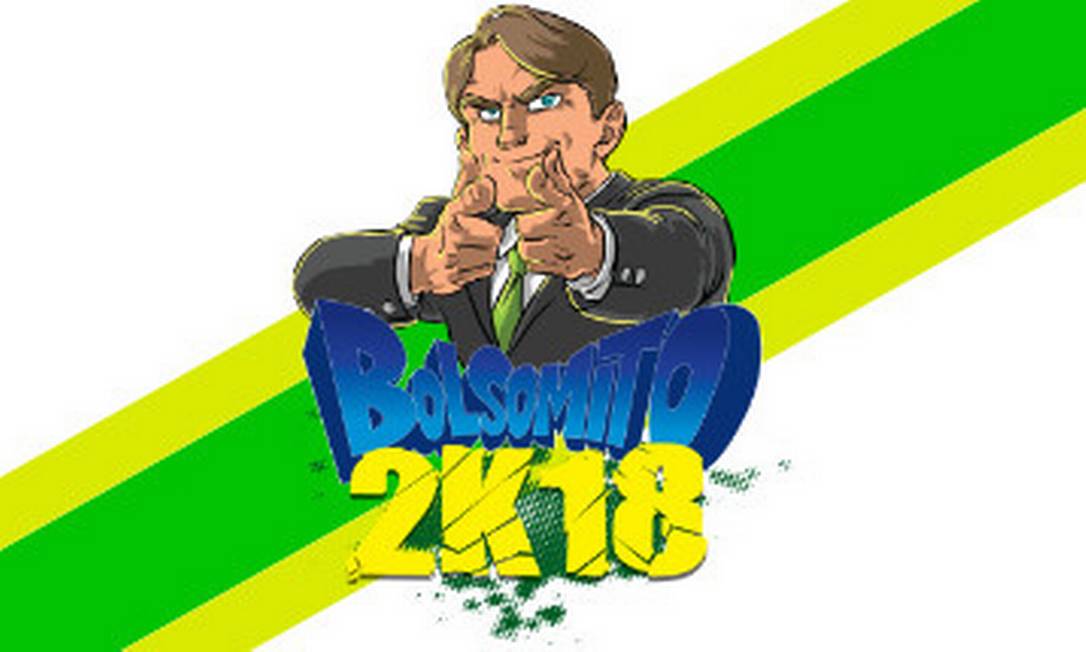 Imagem de divulgação do jogo 'Bolsomito 2K18' Foto: Reprodução