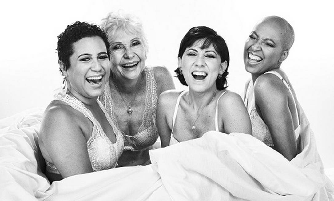 Fernanda Muniz, Leoni Margarida, Linda Rojas e Patrícia Galvão: sororidade Foto: Nana Moraes