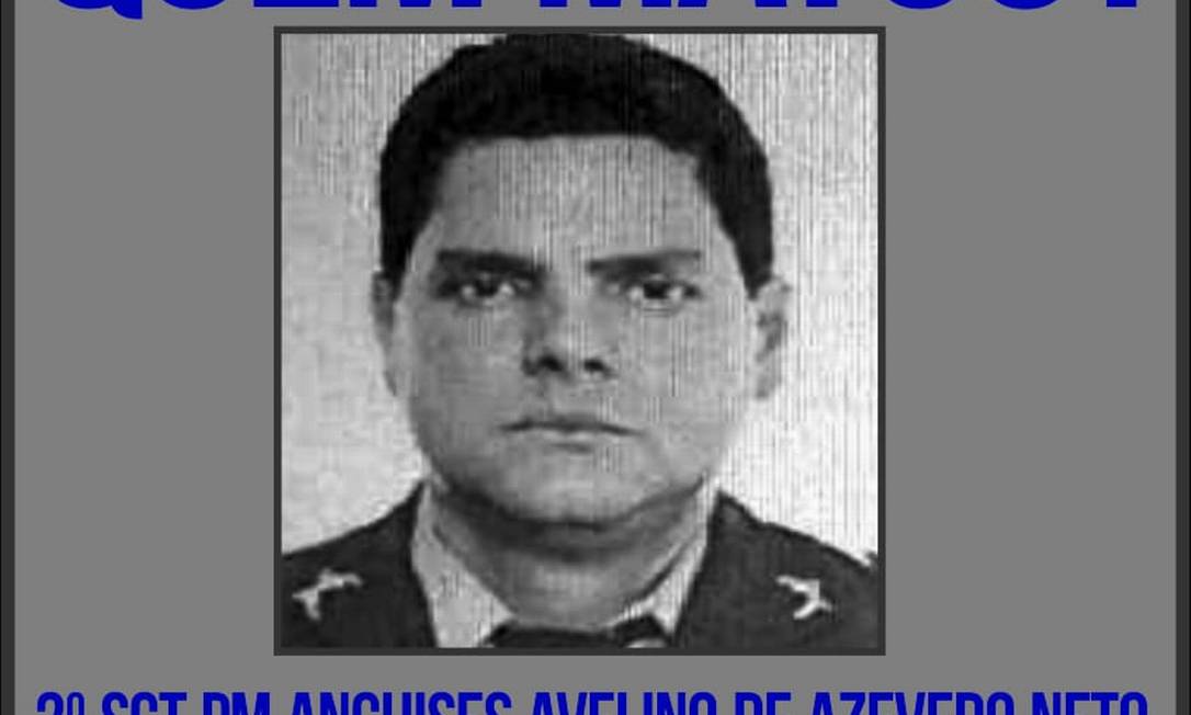 Sargento da PM Anchises foi assassinado na noite desde domingo Foto: Divulgação/ Disque Denúncia