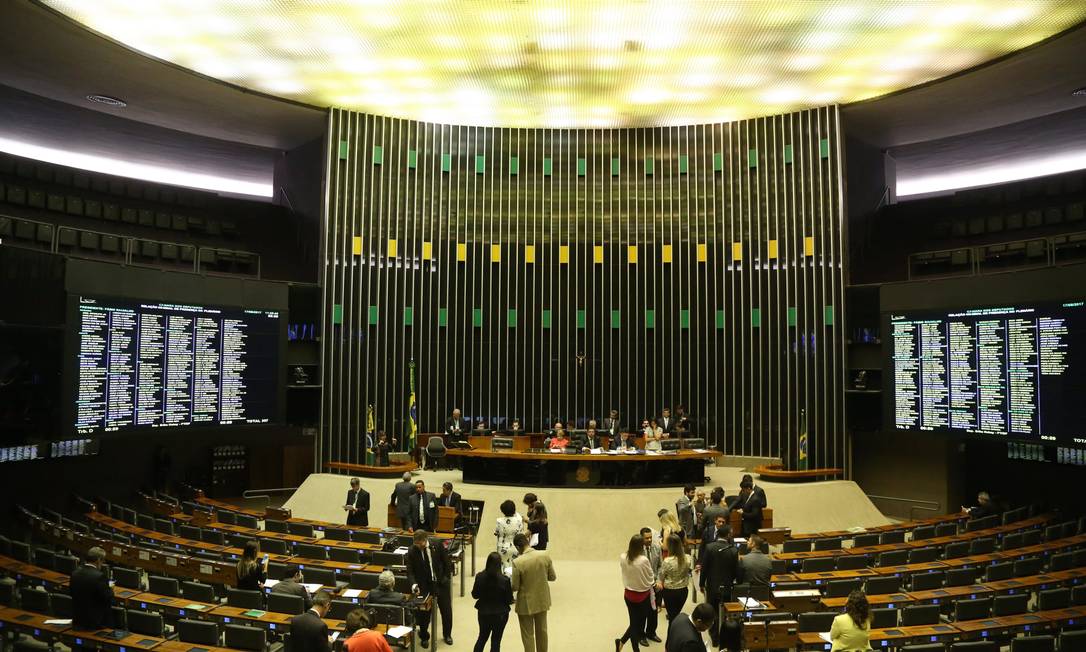 O plenário da Câmara, em Brasília Foto: Ailton de Freitas / Agência O Globo