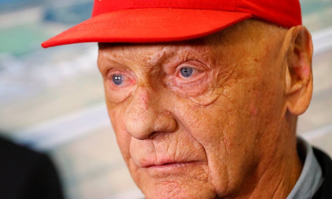 Niki Lauda em foto recente em Viena Foto: Leonhard Foeger/REUTERS
