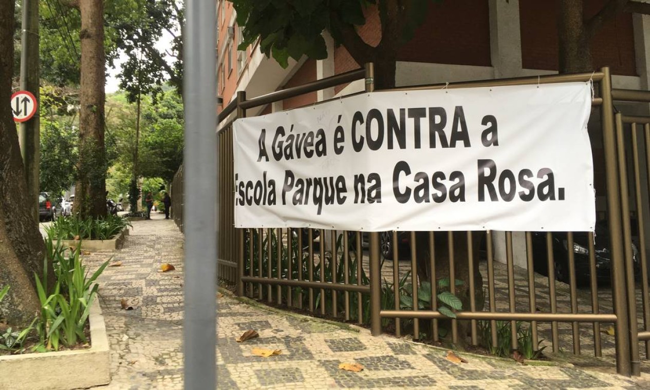 Moradores da Gávea protestam contra novo endereço da Escola Parque ...