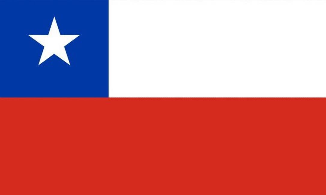 Bandeira do Chile Foto: Divulgação