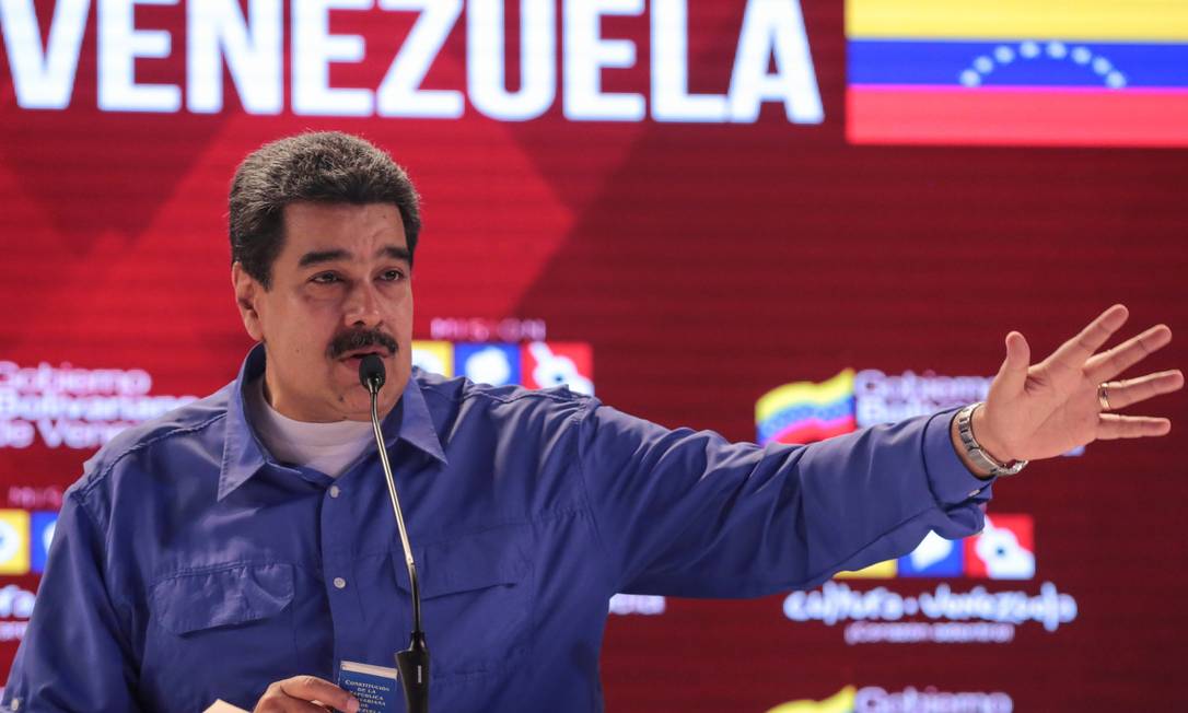 Presidente Nicolás Maduro discursa em evento de acordo entre Cuba e Venezuela Foto: Palácio Miraflores 31-10-2018 / REUTERS