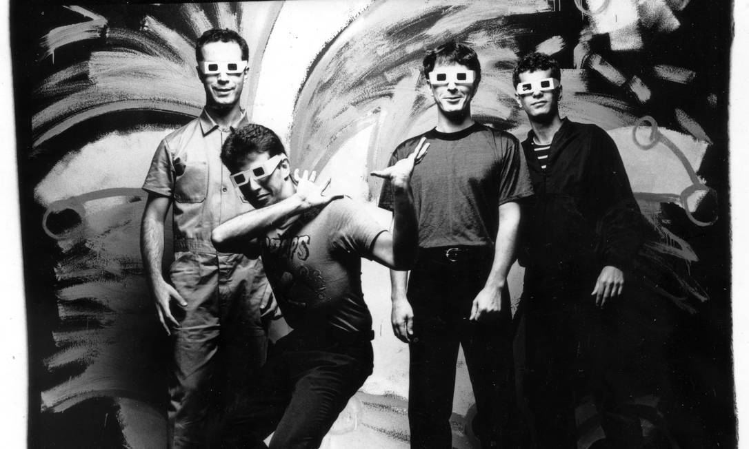 O grupo Ira!, em 1988, ano em que lançou o LP "Psicoacústica" Foto: Divulgação
