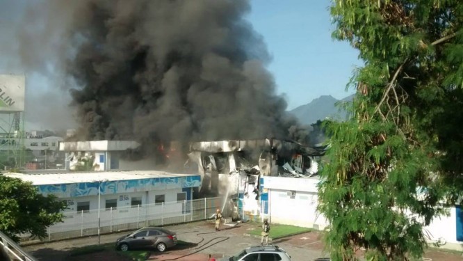Centro de Emergência Regional da unidade foi atingido Foto: Reprodução/Sulacap News