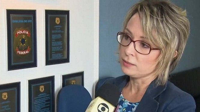 A delegada Érika Marena durante entrevista Foto: Reprodução/RPC
