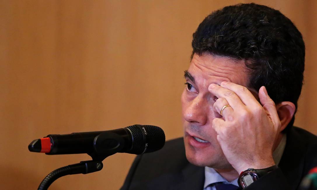 O juiz Sergio Moro disse que não aceitou ser ministro da Justiça como parte de um "projeto de poder" Foto: HEULER ANDREY / AFP