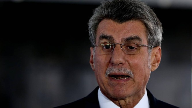 Empresas ligadas ao senador Romero Jucá (MDB) são investigadas pela Polícia Federal Foto: Givaldo Barbosa / Agência O Globo