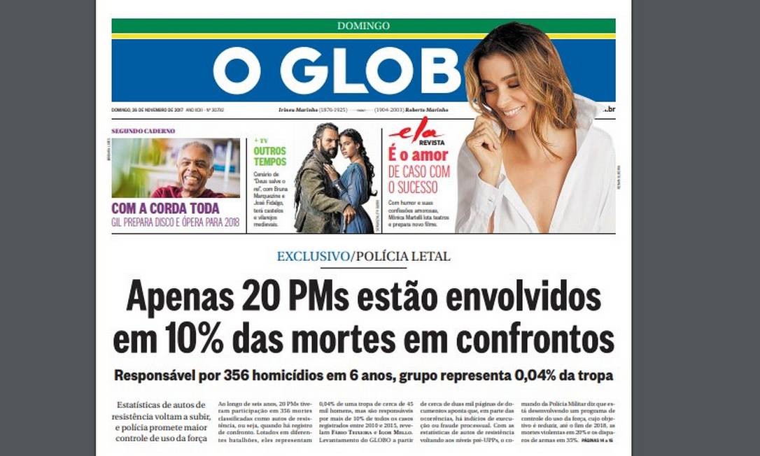 O GLOBO recebe menção honrosa em prêmio internacional Jornal O Globo