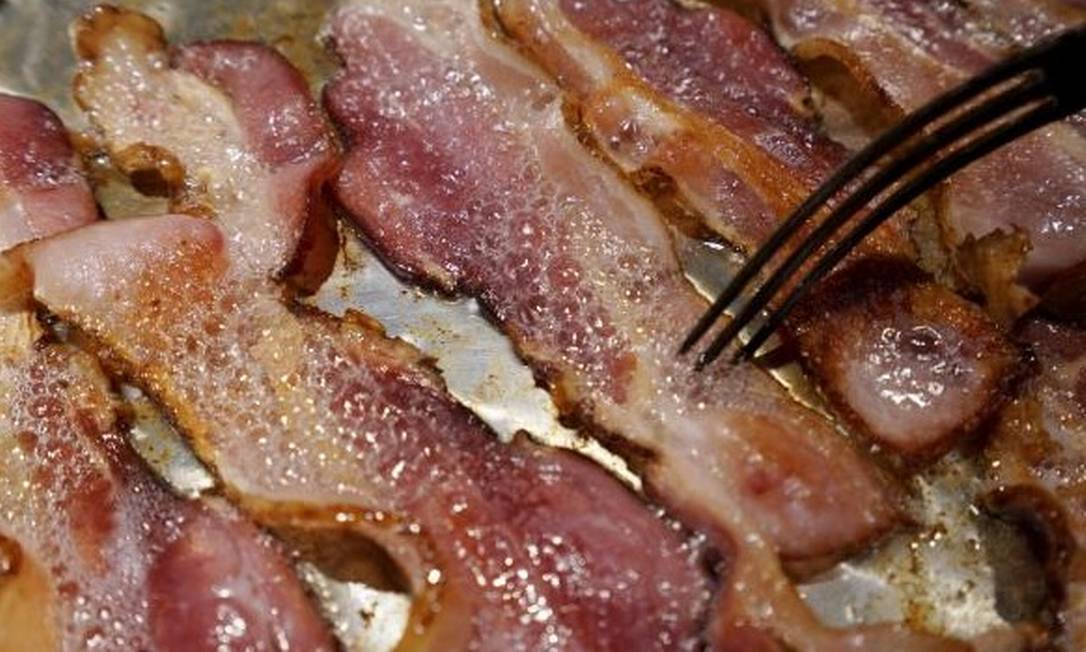
Bacon é frito em restaurante do Colorado
Foto:
Reuters
