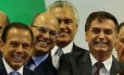 O presidente eleito Jair Bolsonaro em encontro com governadores 