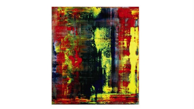 
“Abstraktes Bild”, uma tela de Gerhard Richter pintada em 1987, liderou a venda, arrecadando US$ 32 milhões
Foto: Reprodução