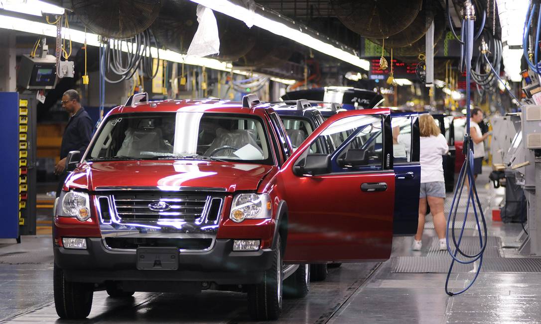 Fábrica da Ford, nos Estados Unidos Foto: Brian Bohannon / Brian Bohannon
