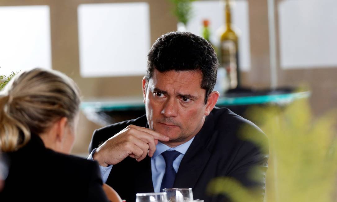 O futuro ministro Sergio Moro durante almoço em Brasília. Foto: Adriano Machado / Reuters