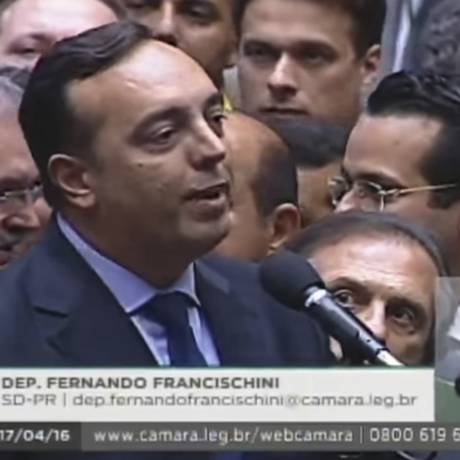 Fernando Francischini, que em seu voto a favor do impeachment de Dilma defendeu 