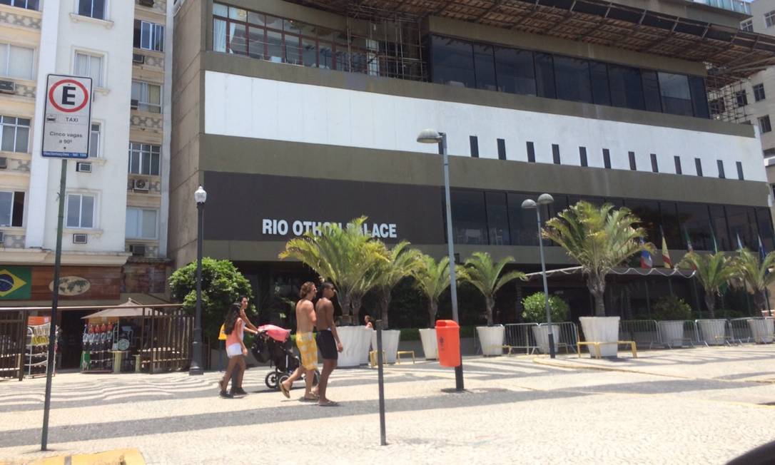 
A fachada do Rio Othon Palace, em Copacabana
Foto:
Rafael Soares
/
Rafael Soares/1-1-2015
