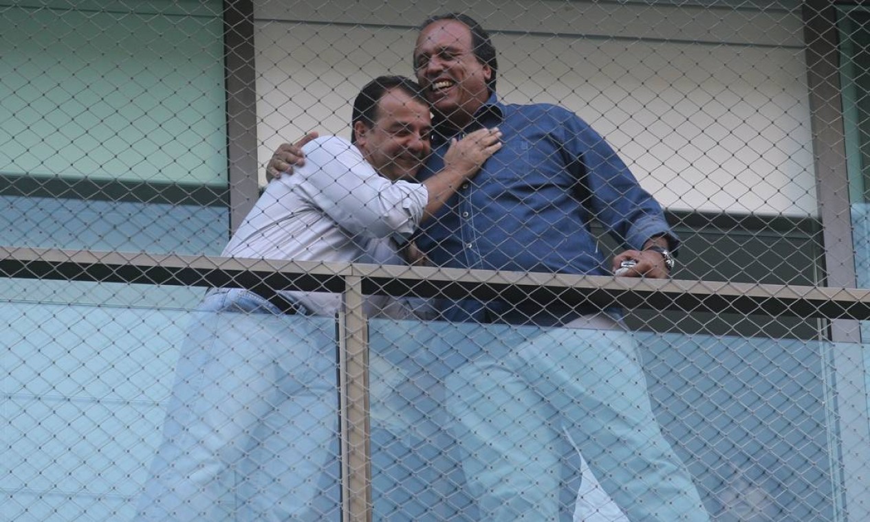 Em 2006, Cabral é eleito governador do Rio de Janeiro e Pezão, seu vice Foto: Fernando Maia / Agência O Globo