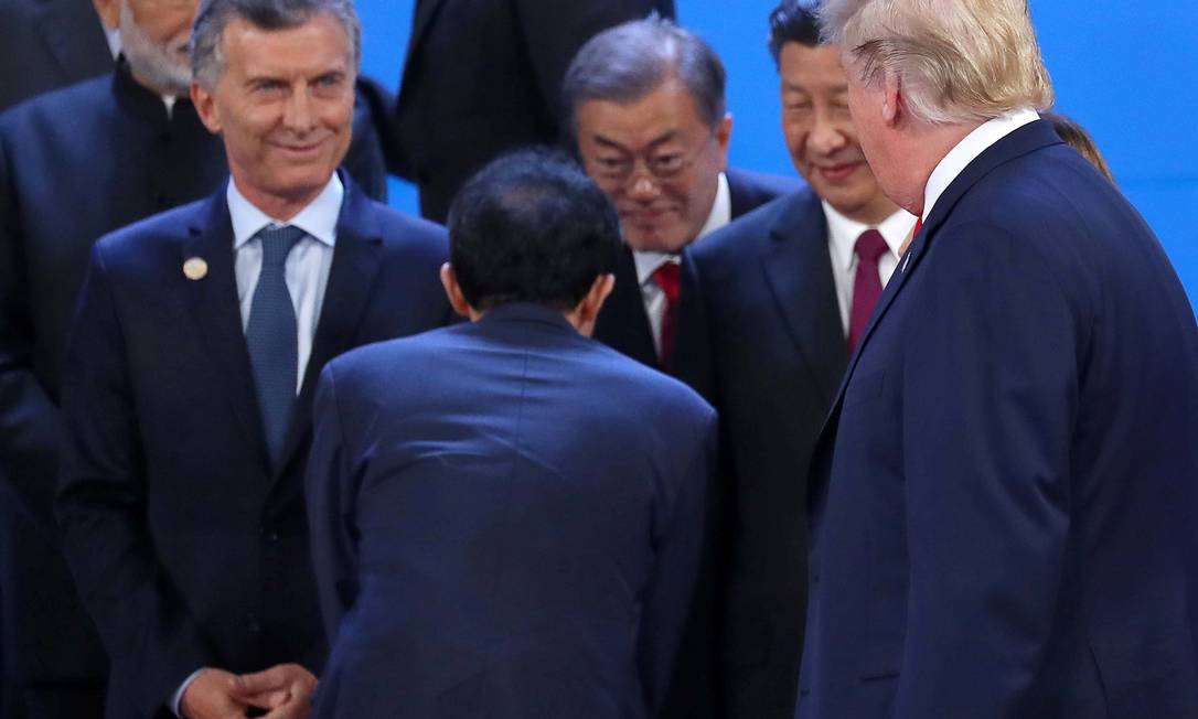 
O presidente Donald Trump e o chinês Xi Jinping se encontram durante o G-20 em Buenos Aires
Foto:
/
MARCOS BRINDICCI/REUTERS
