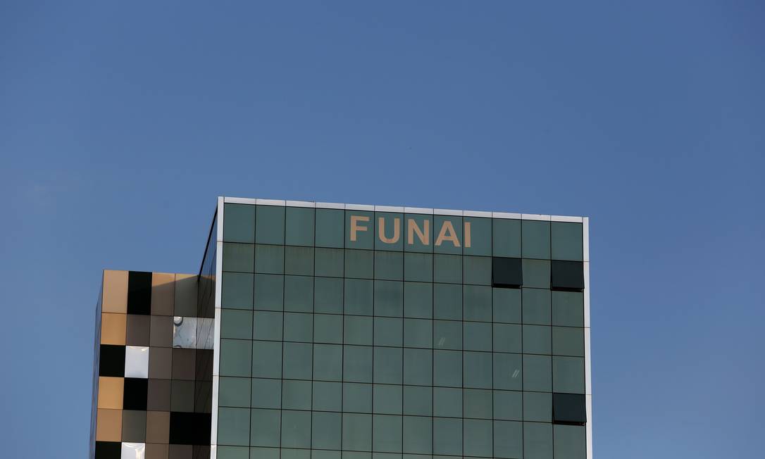 Fachada do prédio da Funai em Brasília. Foto: Michel Filho / Agência O Globo
