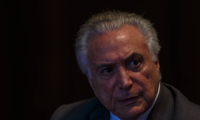 O presidente Michel Temer Foto: Daniel Marenco / Agência O Globo
