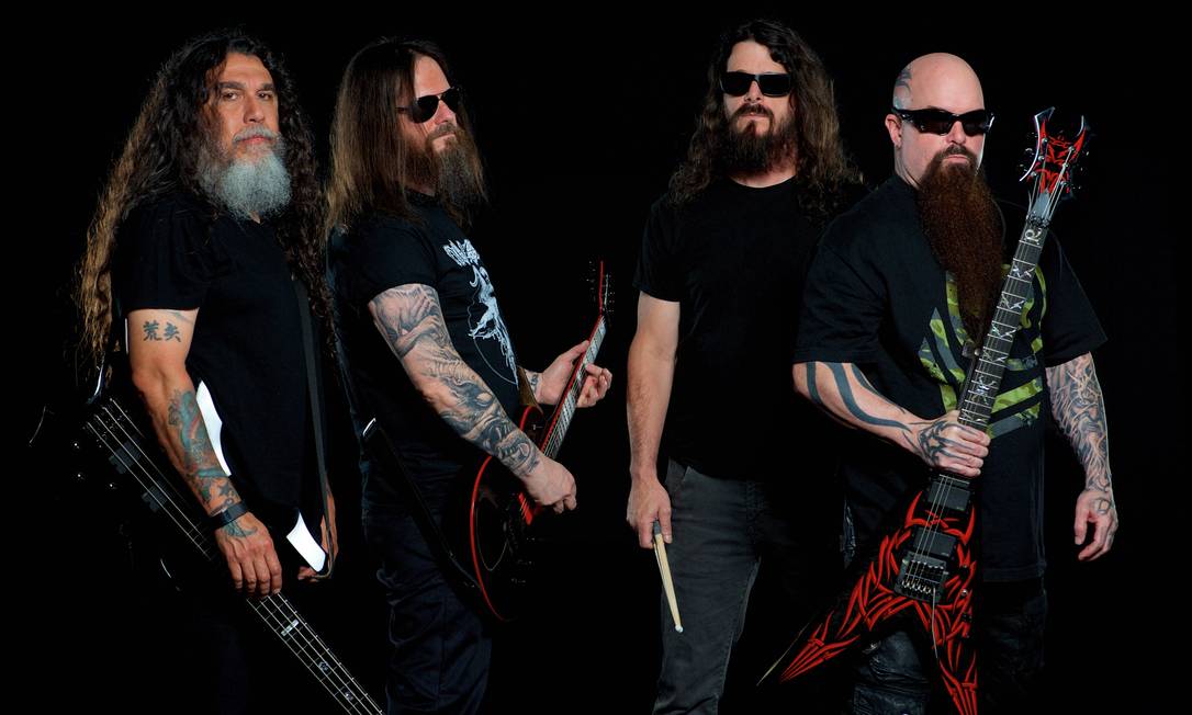 O grupo americano Slayer Foto: Divulgação