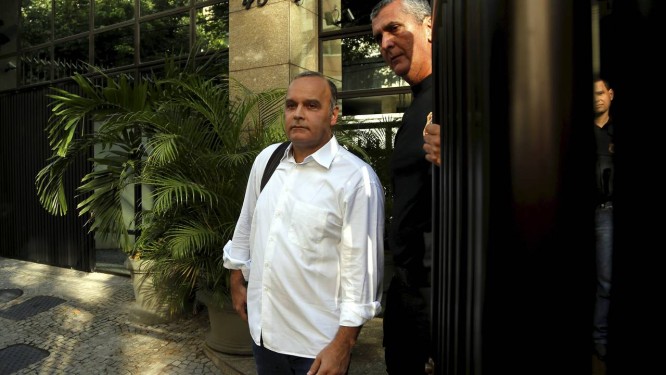 Prisão do ex-secretário do governo Sérgio Cabral Wilson Carlos Cordeiro, em sua casa na Gávea. Foto: Gabriel de Paiva / Agência O Globo 17/11/2016