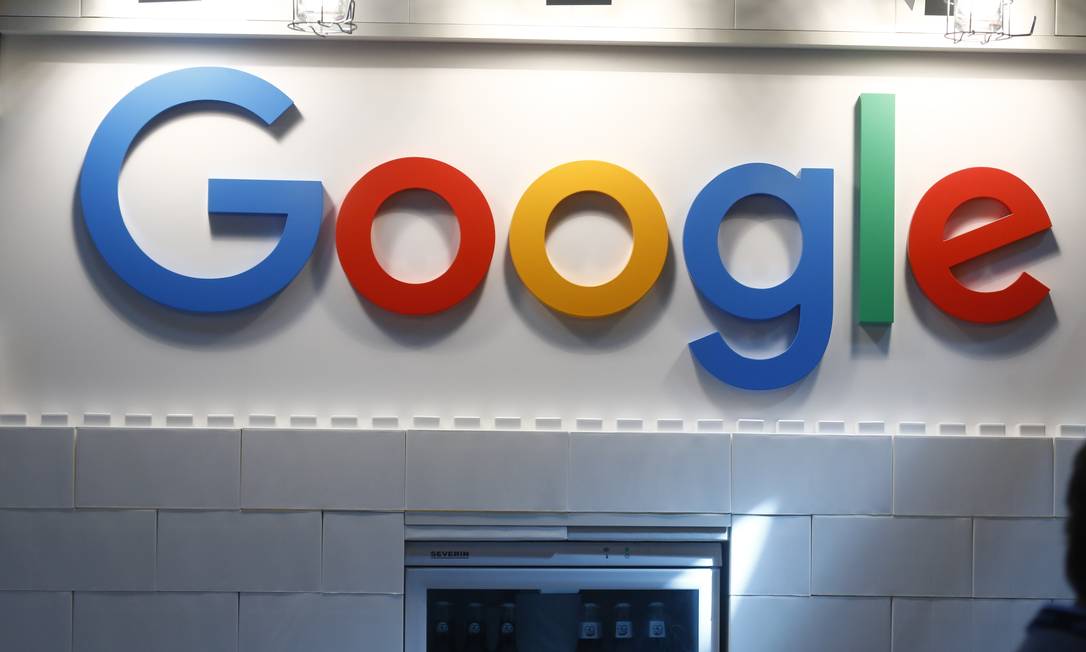 O logo da Google em um evento na Alemanha Foto: Michele Tantussi / Getty Images