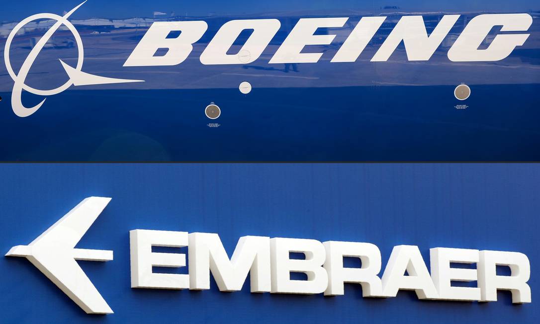 Embraer e Boeing fizeram acordo nesta semana: fabricante brasileira vai repassar ao controle da companhia americana 80% de sua divisão de aviação comercial
Foto: ERIC PIERMONT / AFP