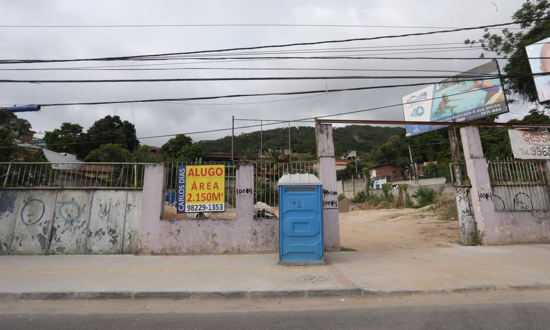 Terreno na entrada do Morro da Boa Esperança será desapropriado com recursos previstos em emenda Foto: Marcio Alves / Agência O Globo