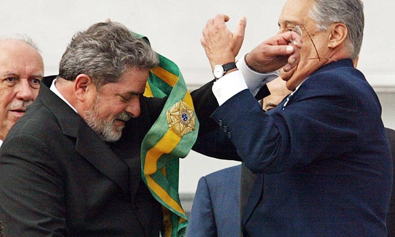 Em 2002, Luiz Inacio Lula da Silva foi eleito para o seu primeiro mandato como presidente 01/01/2003 Foto: Vanderlei Almeida/ AFP PHOTO
