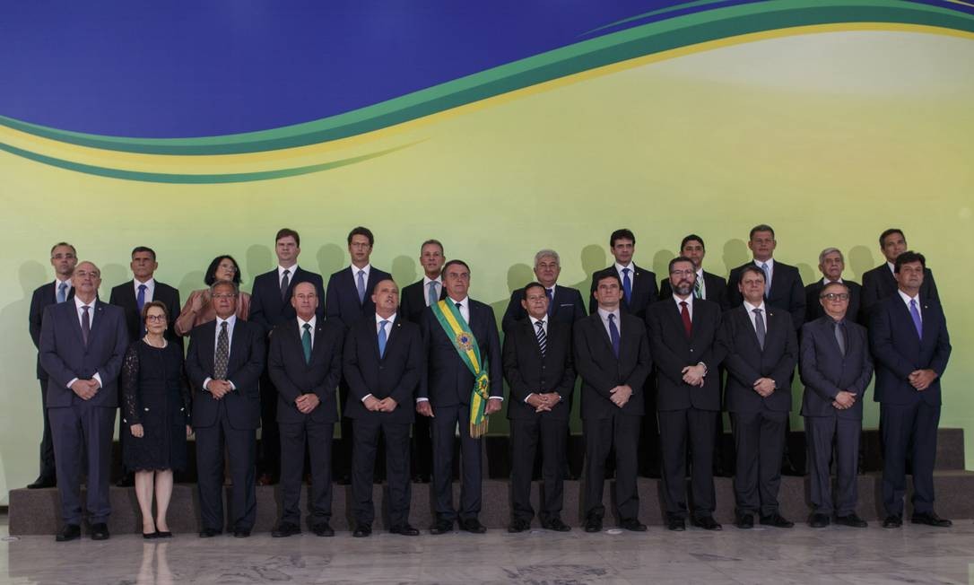 Cerimonia de posse do novo presidente da Republica do Brasil, Jair Messias Bolsonaro. Daniel Marenco / Agência O Globo