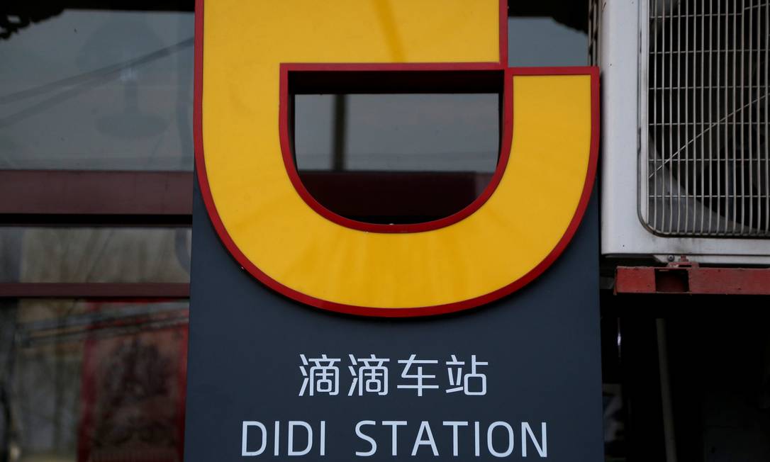 
O logotipo da Didi Chuxing é visto em uma estação da empresa em Pequim
Foto:
JASON LEE
/
REUTERS
