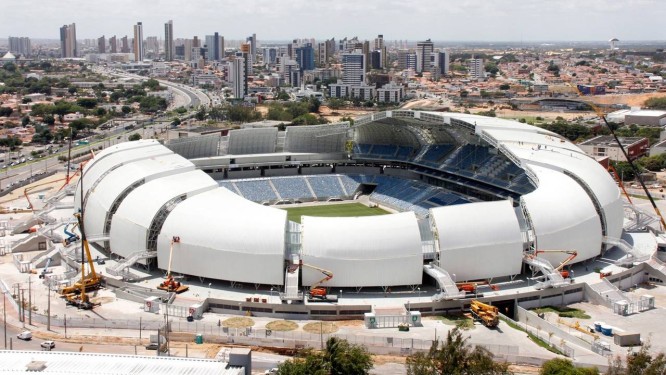 Arena das Dunas foi inaugurada em 2014 Foto: DivulgaÃ§Ã£o