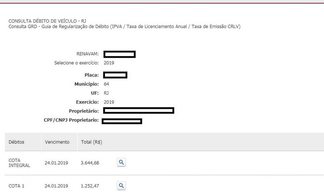 Veja como imprimir o boleto do IPVA pelos sites do Bradesco e do Detran