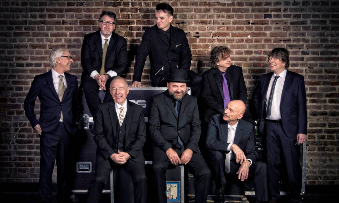 O grupo inglês King Crimson, em sua formação de 2019 Foto: Divulgação