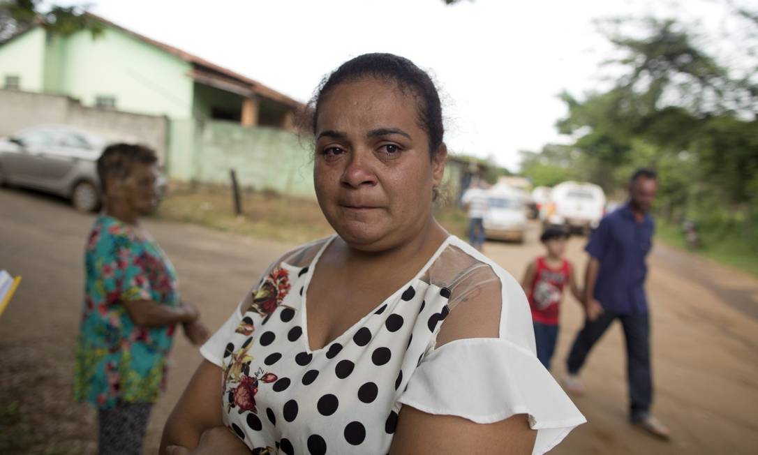 A mãe de Lidiane Paula trabalhava na pousada que foi soterrada, em Córrego do Feijão Foto: Márcia Foletto / Agência O Globo