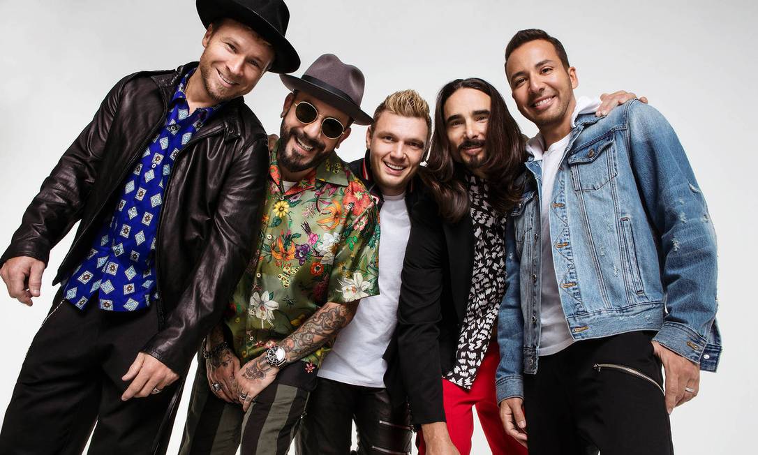 O grupo americano Backstreet Boys Foto: Divulgação