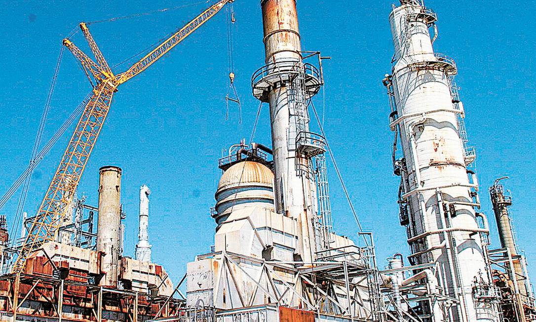 A refinaria de Pasadena, no Texas: compra pela Chevron Foto: Divulgação