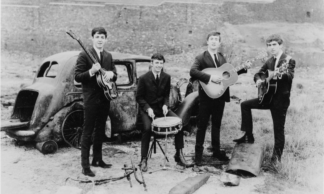 Foto de 1962, ano de lançamento do primeiro sucesso da banda, &#039;Love me do&#039; Foto: Divulgação / Apple