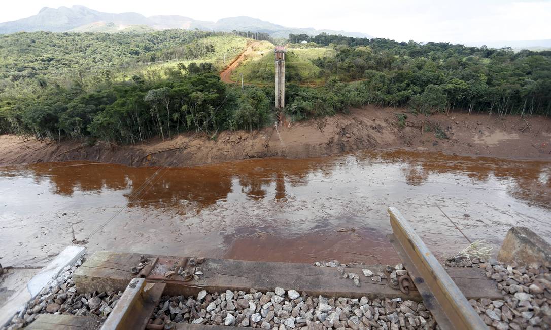 Devastação causada por rompimento de barragem da Vale em Brumadinho Foto: Domingos Peixoto/Agência O Globo