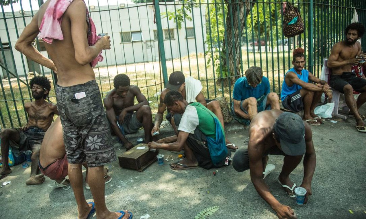 Pontos de usos de crack no entorno da Uerj e do Maracanã assustam