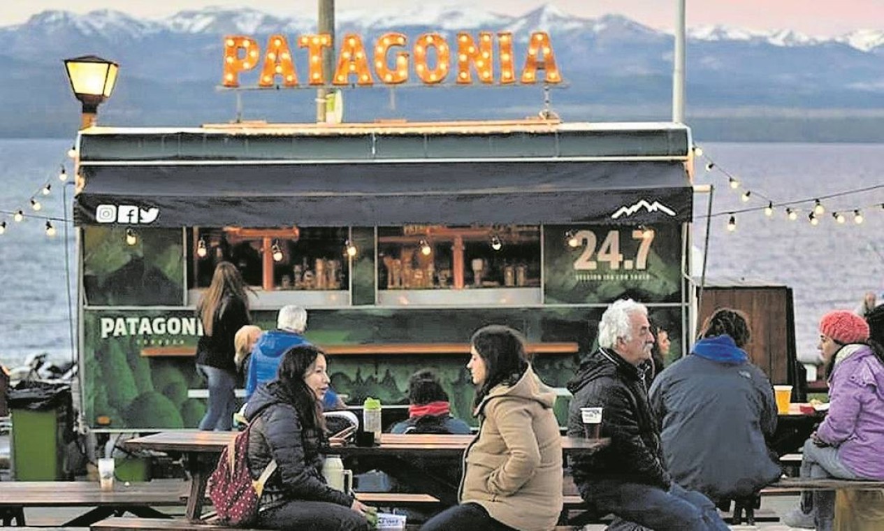 Visitantes em food truck no festival Bariloche a la Carta Foto: Divulgação