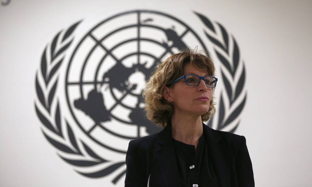 Relatora especial da ONU para execuções sumárias, extrajudiciais ou arbitrárias, Agnes Callamard Foto: Jose Cabezas / REUTERS