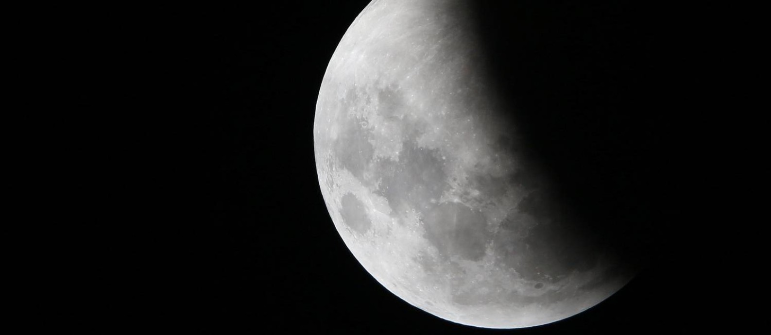 A Lua durante o eclipse do dia 21 de janeiro, clicada a partir de Manaus, capital do Amazonas Foto: BRUNO KELLY / REUTERS/21-01-2019