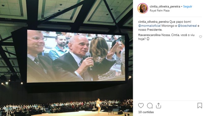 Jornalista Richardo Boechat participou de evento em Campinas Foto: Instagram/Reprodução