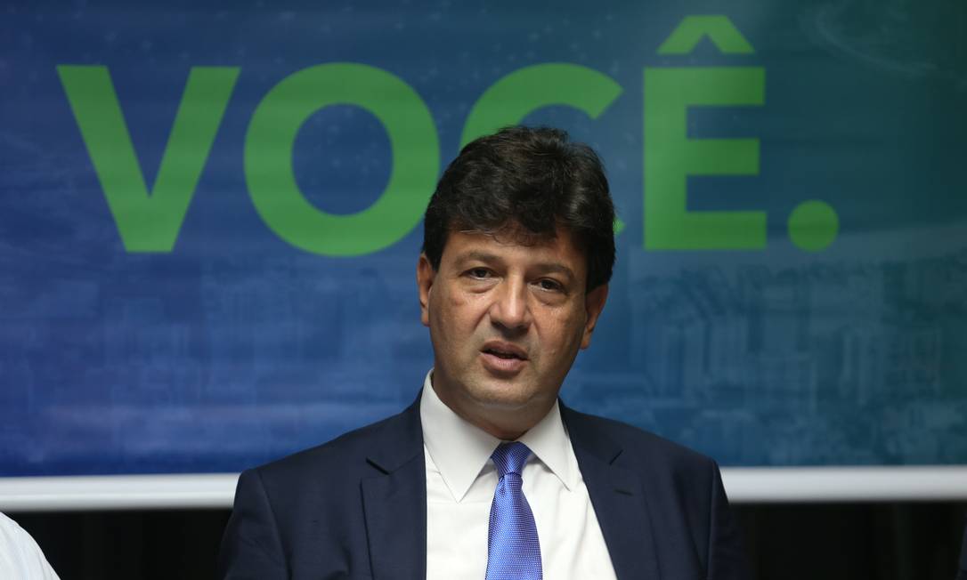 O ministro da Saúde, Luiz Henrique Mandetta Foto: Pedro Teixeira/Agência O Globo