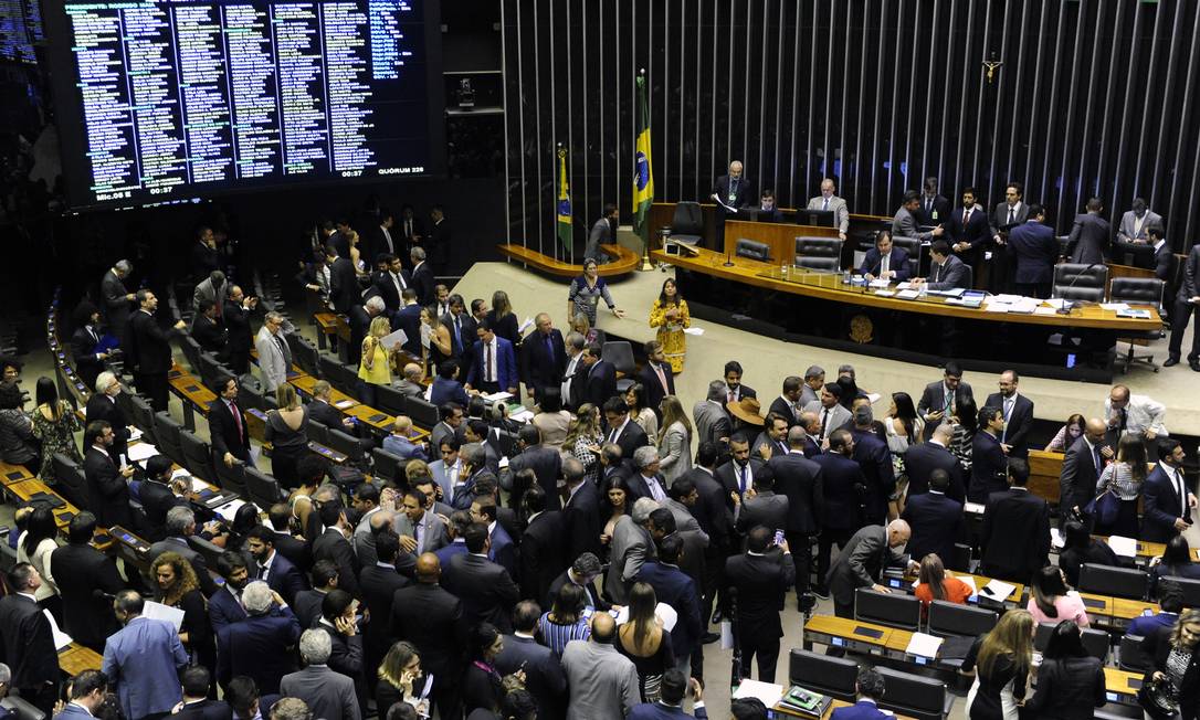 Plenário da Câmara aprovou, por 367 votos a 57, regime de urgência Foto: Luis Macedo / Divulgação/Câmara 