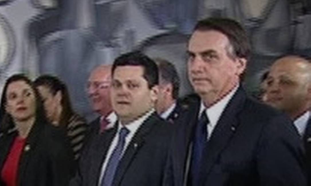 Bolsonaro chega ao Congresso para entregar a proposta de Reforma da Previdência Foto: Reprodução